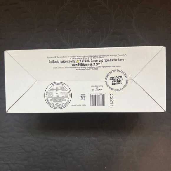 Nostalgia My Mini Wide Slot Single Slice Compact Toaster Dorm RV Hotel AQUA NIB - Picture 6 of 12